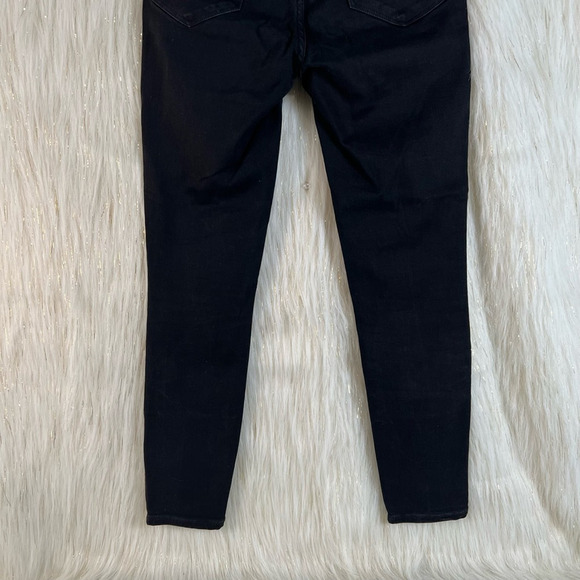 J.crew Womens Mercantile J5498 Straight Leg Jean Black Pockets Mid Rise Denim 28 - Picture 6 of 11